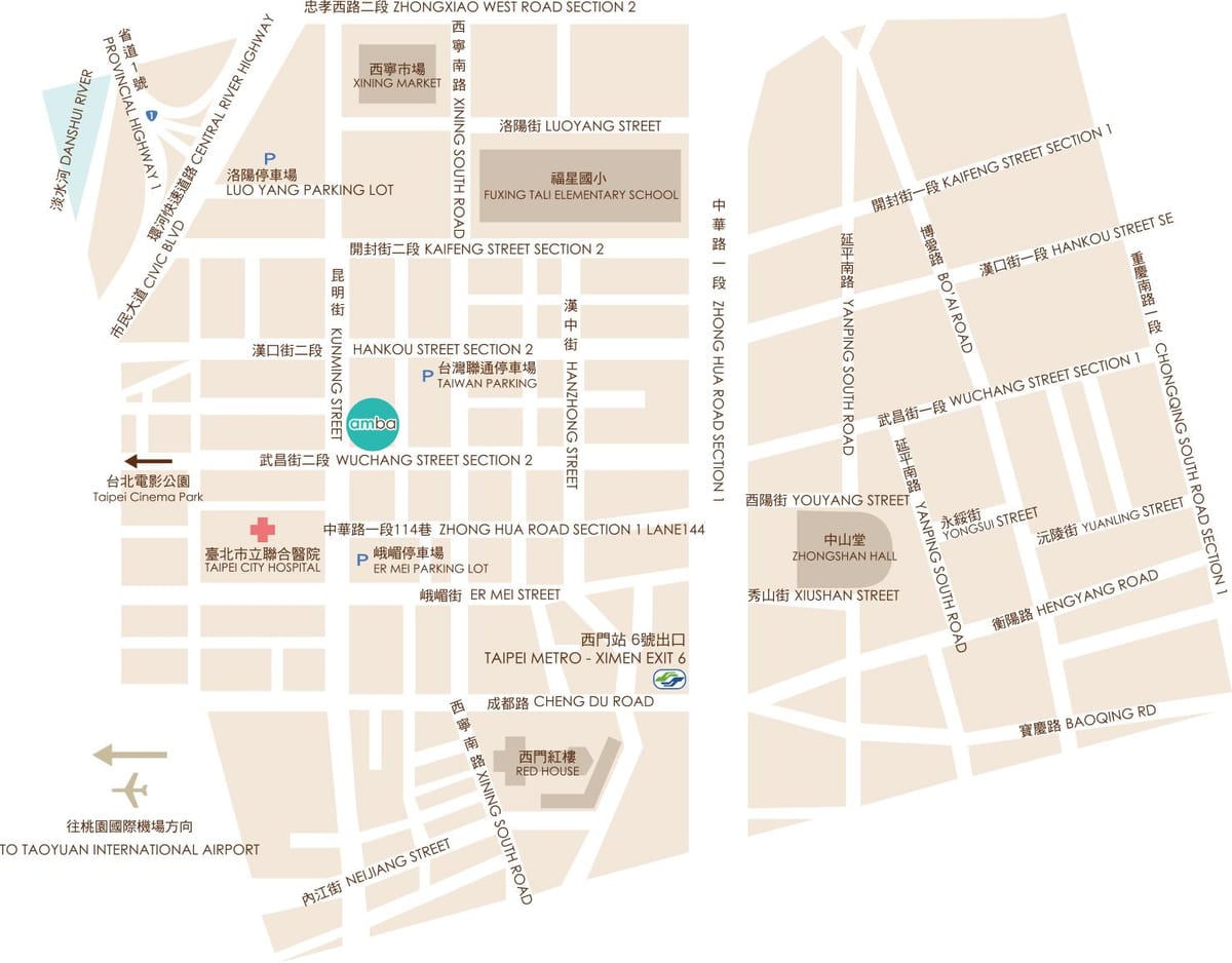 симэньдин i Taipei karti