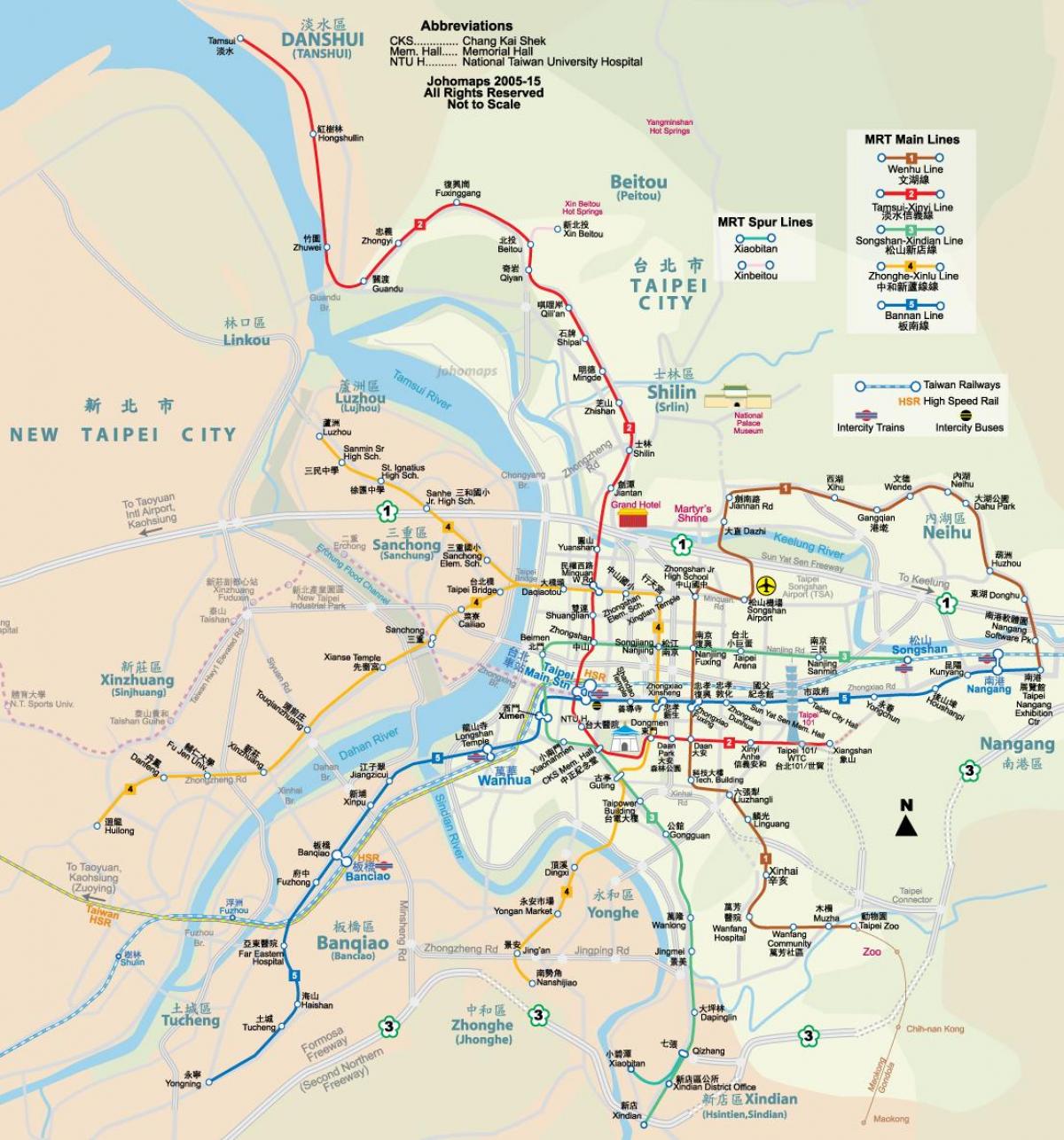 Lokacija Taipei karti