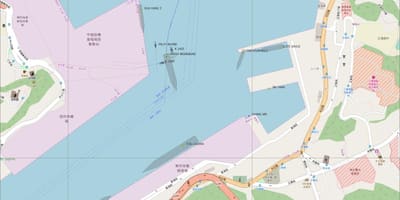 Karta port Цзилун 