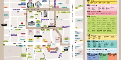 Shopping području taipei karti