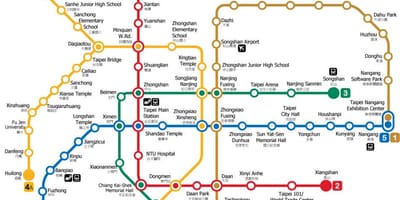 Metro Taipei karti
