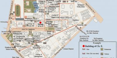 Tajvanski kartu kampusa sveučilišta 