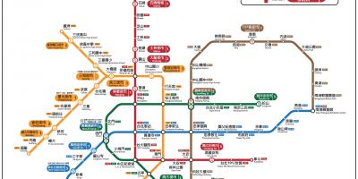 Karta Taipei noćni tržište