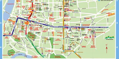 Turističke atrakcije u Taipei karti