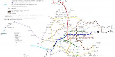 Karta postaje gradske željeznice Taipei 